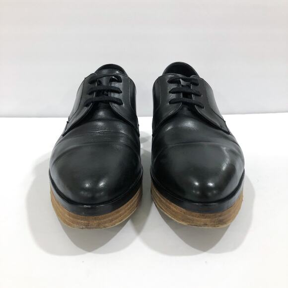 Freda Salvador Will D'Orsay Platform Black Leather Loafers - Picture 6 of 12
